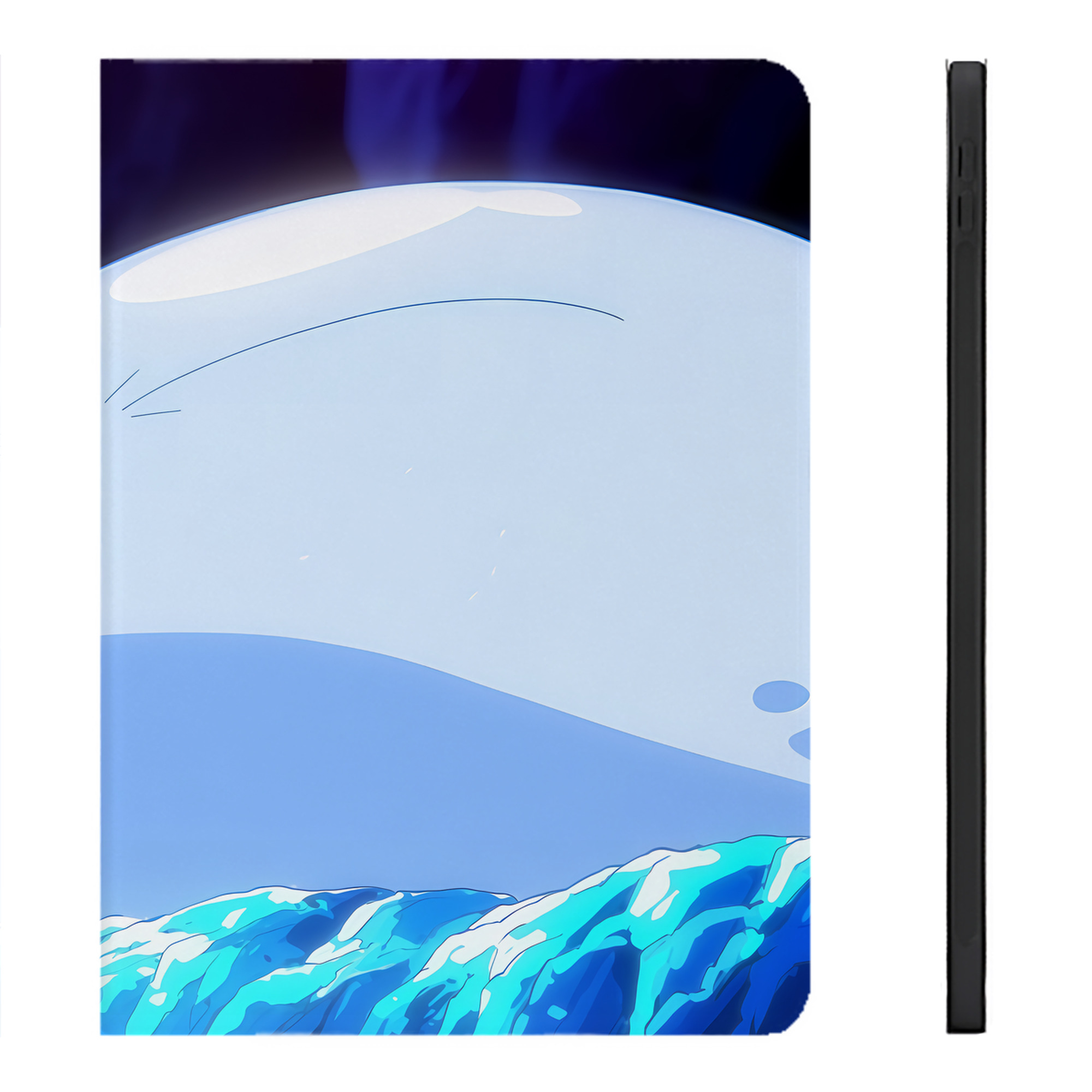 （画像用） 転スラ Regarding Reincarnated to Slime IPadケース ペンホルダー付き ブックスタイルデザイン